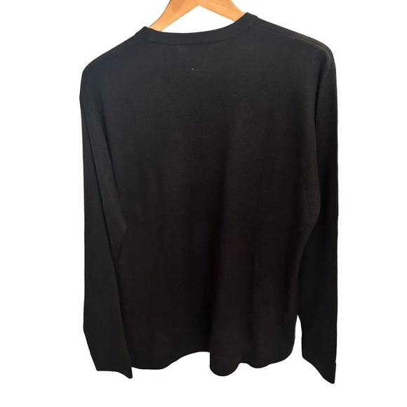 Anthropologie Cousin Johnny Black Crewneck Sweater Medium NWOT - Picture 3 of 7